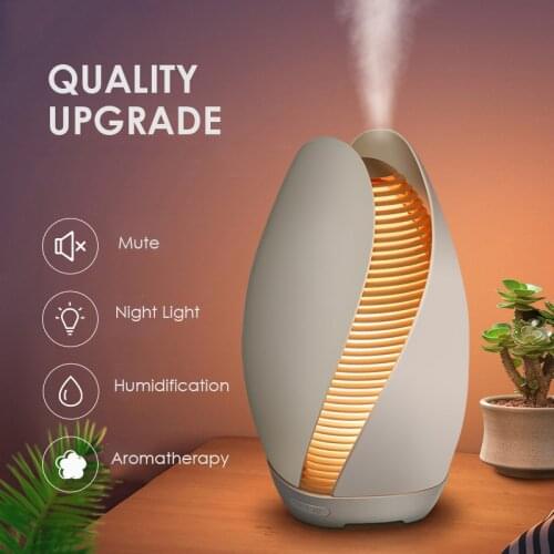 Beautiful Flower Bud Aroma Diffuser Ultrasonic Mute Air Humidifier DC24V 110ml Household Aromatherapy Essential Oil Diffuser