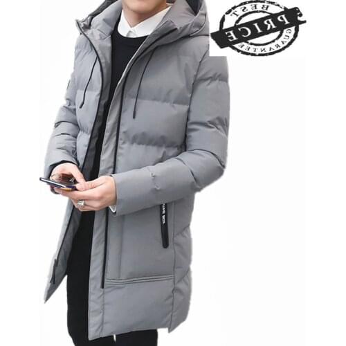 AXL Plus Size Parkas 2021 Winter Jacket Men Thick Doen Cotton Hat Hooded Tops Korean Fashion Clothes Parka Hombre LWLa66