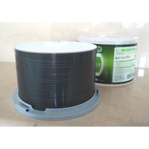 Free shipping BD-R 50GB blue ray Disc inkjet Printable 8X speed 50pcs pack in bags
