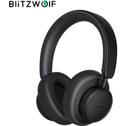 BlitzWolf BW-ANC5 Active Noise Cancelling Headphones Bluetooth-compatible Headphone Wireless Earphone Headset HiFi Stereo Bass