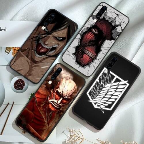 Anime attack on Titan Phone Case For Huawei P20 P30 P40 lite Pro P Smart 2019 Mate 10 20 Lite Pro Nova 5t