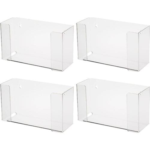 4xSingle Capacity Lab Glove Box Dispenser Holder 9.5"L X 3.35"W X 5.7"H