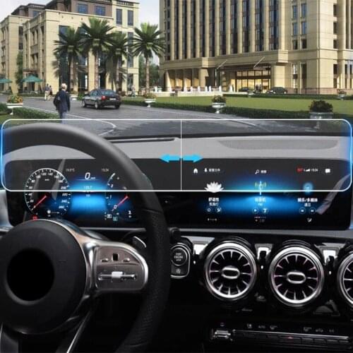 For Mercedes Benz A Class W177 A180 A200 Car Navigation Screen Film Dashboard Protective Film Tempered Glass Screen Protector