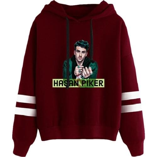 WAWNI Hasan Piker Hoodie Harajuku Tracksui Men Womens Pullover Casual Sweatshirt Hip Hop Clothes Fashion Printed Hoodies New