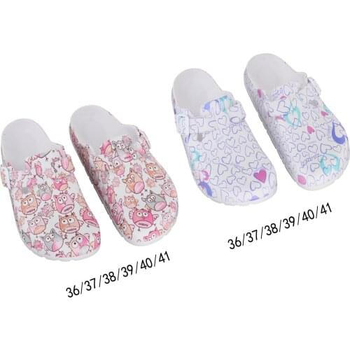 EVA laboratory doctor clogs Non-slip Nurse Clogs Shoes dentist Work slippers women nurse slippers Cute Cartoon Shoes