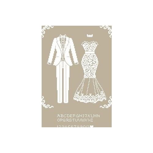 DD Counted Cross Stitch Kit Cinderella Christmas alphabet ABC Handmade Needlework For Embroidery 14ct Cross Stitch