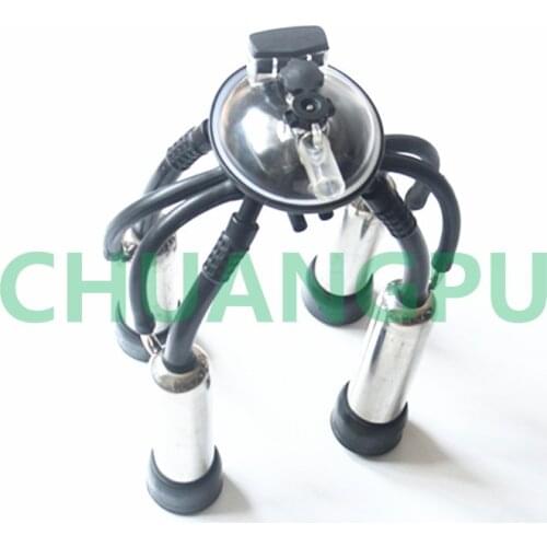 With 450CC Milk Claw Milk Cluster Set with Black Rubber Cow Milking Liner