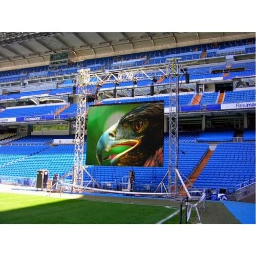 Outdoor Full Color LED Display Screen P3.91 SMD1921 500x500mm Die Cast Aluminum Cabinet Advertising Billboard Rental