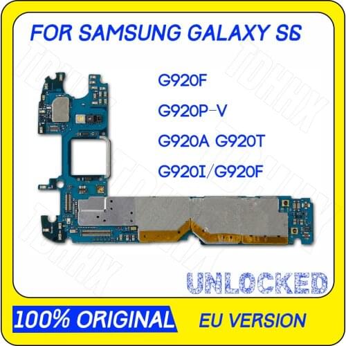 Original G920F Unlock Main Motherboard 32GB Replacement For Samsung Galaxy S6 G920F G920P-V G920A G920T G920I/G920F motherboard