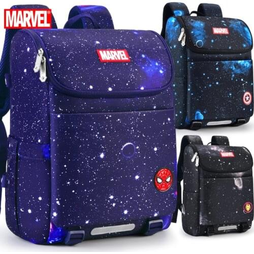 Authentic Disney Spider-Man Primary School Schoolbag Childrens Lightweight Boy Boy Marvel 2021 New Backpack School Bag Boy