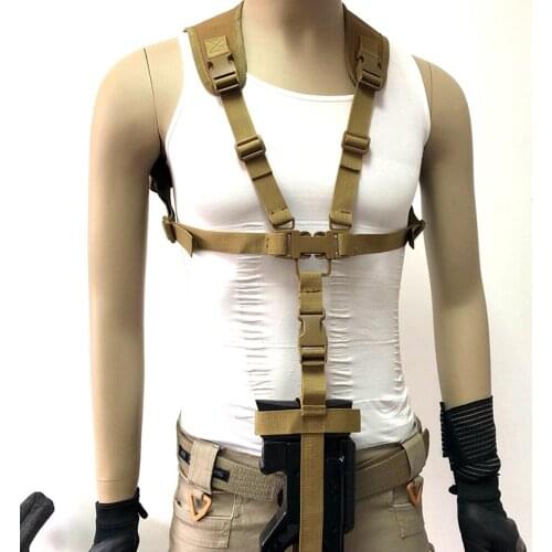 Outdoor vest strap P90 Rifle Sling Adjustable Strap Quick Release Gun Lanyard Shoulder Strap Hunting Airsoft Paintball Vest