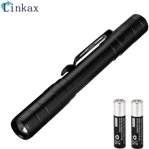 Mini portable Led Flashlight Battery-Powered Night Walking lighting Car Maintenance Hand Light Tactical Pocket Torch