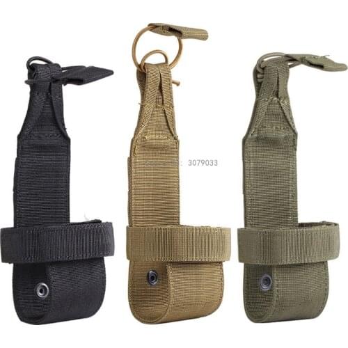 Adjustable Nylon Tactical Molle Kettle Pouch Military Water Bottle Holder Bag Quick Drinking System Outdoor