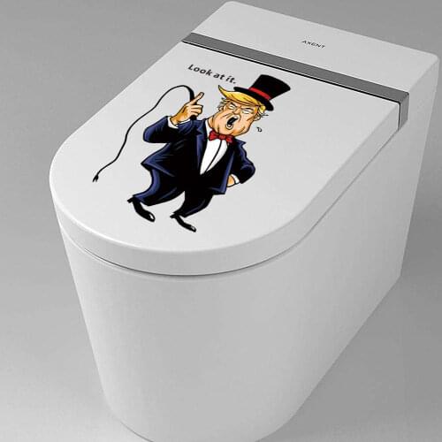 Dump Trump Sticker,Anti Trump Decal,Trump Decals Donald Trump toilet decal toilet lav loo sticker