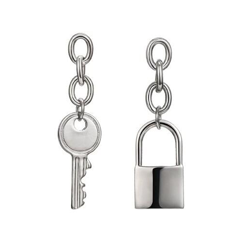 New Irregular AB Earrings Key Lock Trendy Earrings 2021 Trend Hanging Offers With Free Shipping