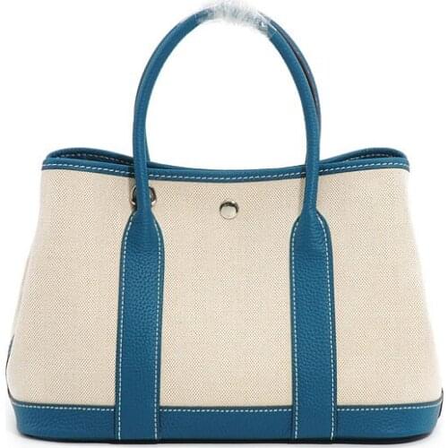 Bag Women 2020 New Messenger Bag Shoulder Bag Fashion Female Bag Handbag Canvas with First Layer Cowhide Bag