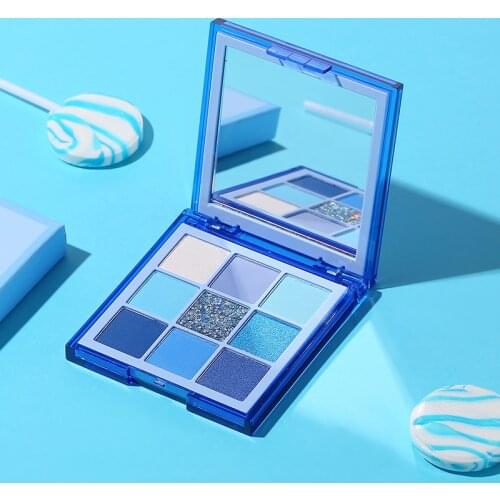 9 Color Eyeshadow Orange Blue Purple Gold Red Eye Shadow Earth Color Eye Shadow Palette Lasting Eyes Makeup Cosmetic TSLM1