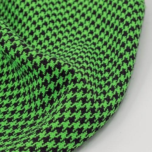 Green plover case weaving tweed fabric for coat tissus au mètre telas por metro ткань для шитья tela sewing tissu by the yard