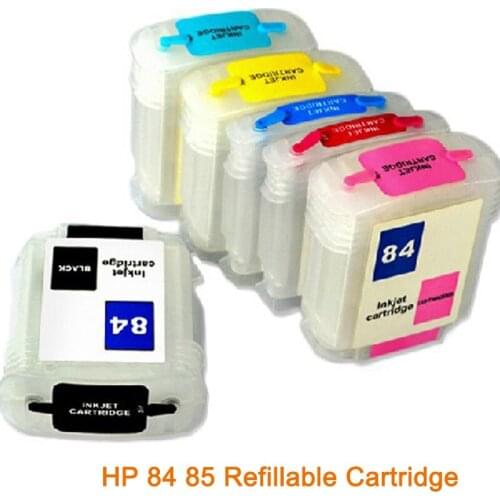 Vilaxh 6 Color Refillable Ink Cartridge replacement For HP 84 85 Designjet 130 130gp 130nr 30 30gp 30n 90 90gp 90r printer