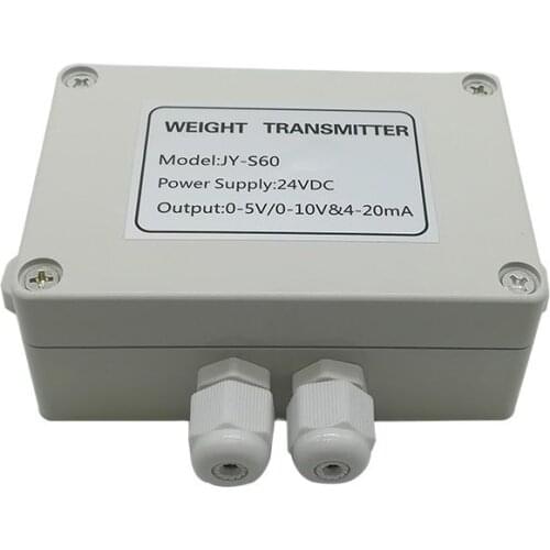 Excitation 5V 10V load cell weight bridge scale transmitter 24Vdc JY-S60 0-5V 0-10V 4-20mA sensitive 2.0 mv/v