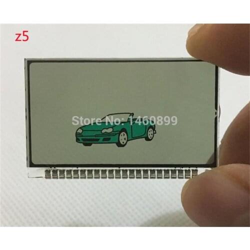 Z5 Lcd Display Metal Foot PIN for Russian Version two way car alarm system LCD Remote controller Keychain Fob Tomahawk Z5 Z3