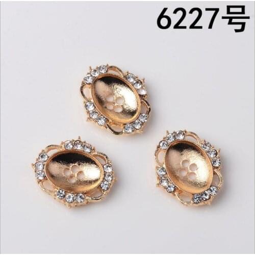 10pcs New alloy with drill base elliptical shoes and bags accessories