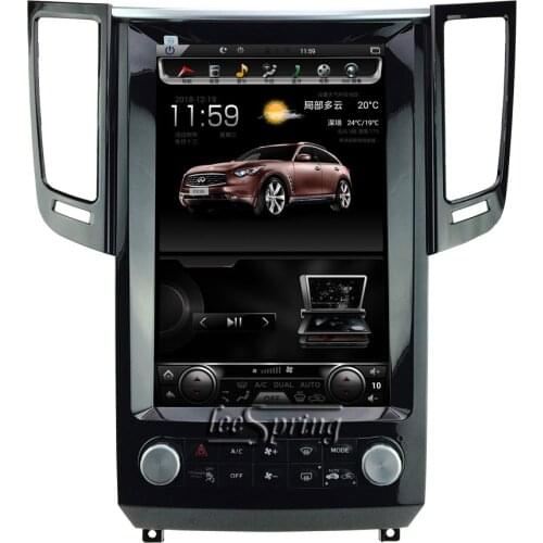 12.1"Vertical Screen Android Car Multimedia Player GPS Navigation For Infiniti FX 2010-2019