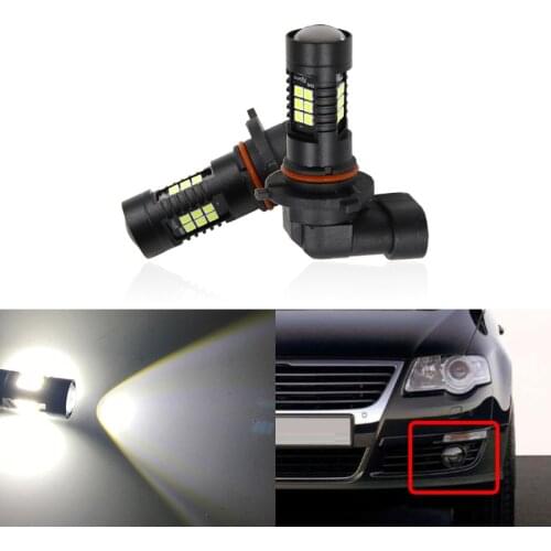 2x 1200Lm 9006 HB4 Led Fog Light Bulb For Passat B6 2006 2007 2008 2009 2010 2011