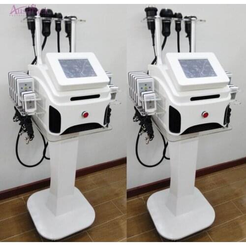 6in1 40K Liposuction Cavitation Ultrasonic Slimming Vacuum RF Diode Lipo Laser LLLT Machine Fat Dissolve Body Beauty Slimming