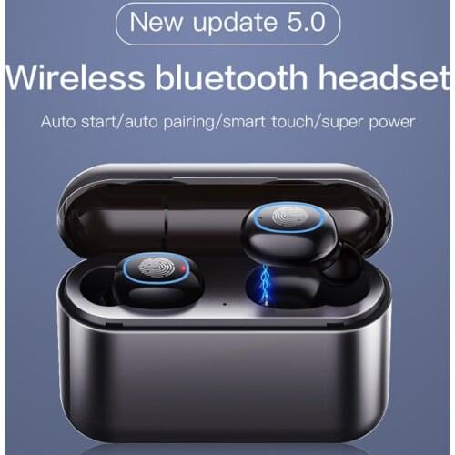 A1 TWS Bluetooth 5.0 earphone Waterproof headset music Earpieces Works on all Android iOS smartphones wireless stereo Headphones