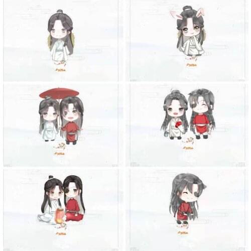 Anime Tian guan ci fu Heaven Officials Blessing Q version Acrylic Stand Model Action Figure collection toy gift