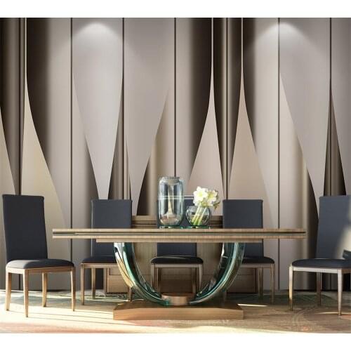 Beibehang Modern minimalist custom fashion geometric graphics laser gradient 3D TV sofa background wall mural papel de parede