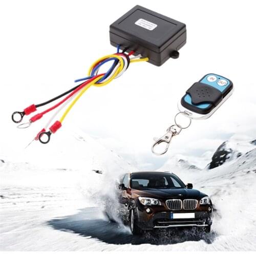 1 Set 12/24V Car Wireless Winch Remote Control For Auto UTV ATV SUV Jeep Trailer Winch Wireless Control Winch Car Accessories