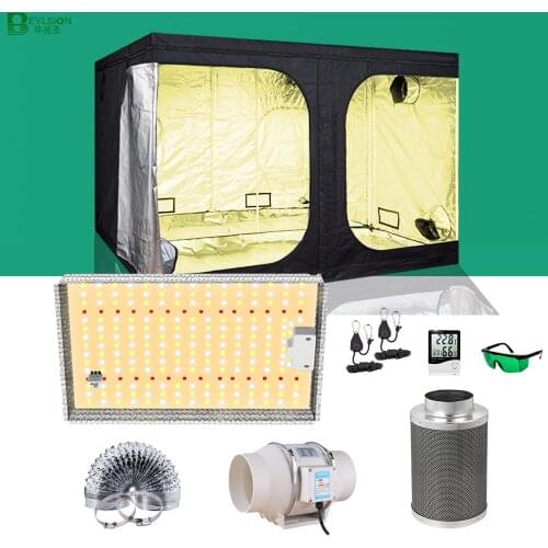 BEYLSION New Grow Box Hydroponic System Greenhouse Grow Tent Kit Plant Grow Lamps Parts Growbox LED Plant Lamp For Indoor Plant