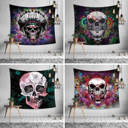 Bohemia Skull Series Home Decorative Tapestry Home Decoration Tapestry Hanging Painting Home Living Room Bedroom Available