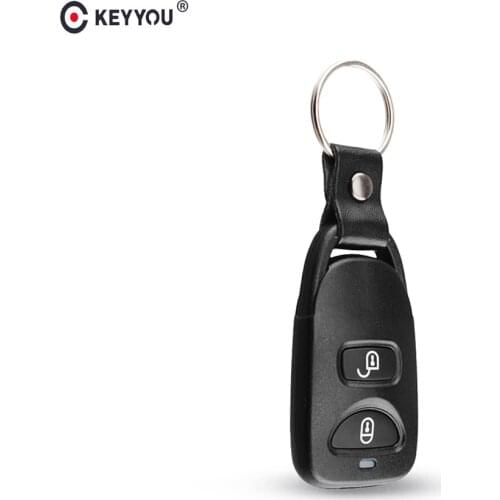 KEYYOU Remote Key Shell Case Fob 2+1 Button For Hyundai Tucson Elantra 3 Buttons