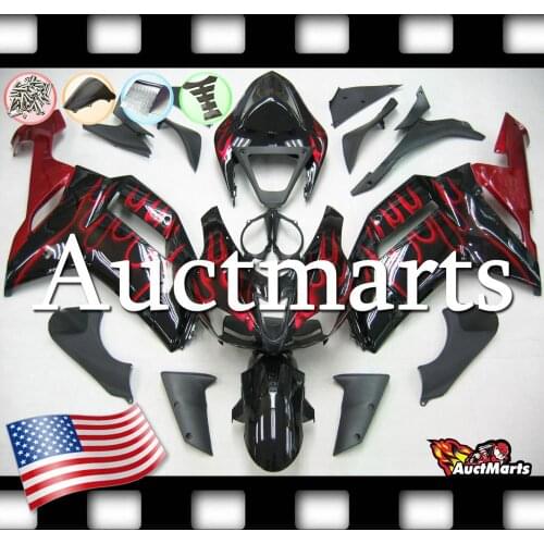 For Kawasaki Ninja ZX6R 2007 2008 07 08 Injection Plastic Fairing Kit (P/N:3i2)