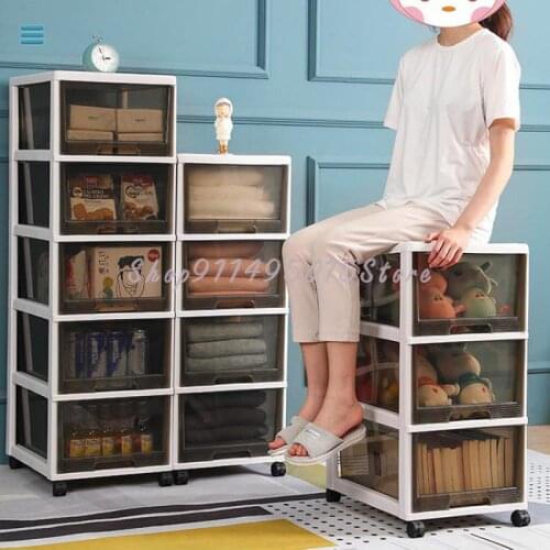 Home Storage Cabinet Drawer Type Storage Box Clothes Closet Dormitory Storage Storage Box Storage Cabinet