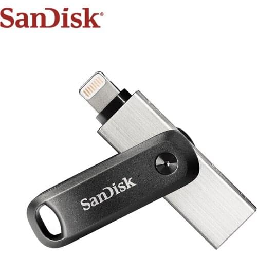 Sandisk U Disk 128GB OTG USB Flash Drive 256GB USB 3.0 USB Memory Stick Metal Pen Drive High Speed For iPhone iPad