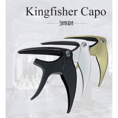 Kingfisher Capo Guitar Quick Change Clamp Key Acoustic Electric Classic Guitar Alloy Capo Tone Adjusting Distinctive Ukulele