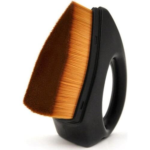 Six Corners Powder Makeup Brushes Diamond Cosmetic Hexagon No Trace Foundation Brush Silicone Make Up Brushes