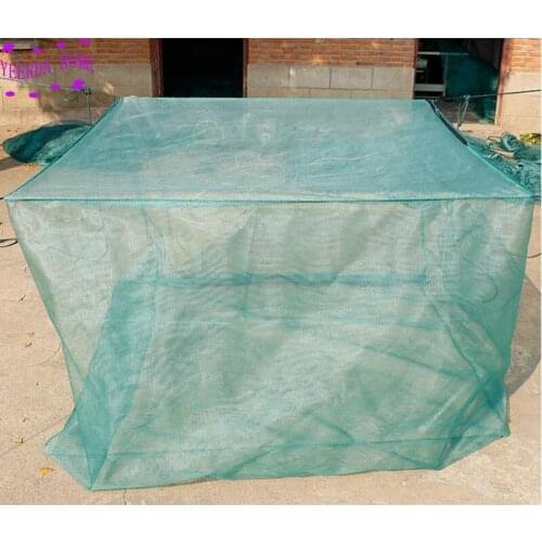 Fish cage with cover, loach, eel, lobster, crab, net cage, fish cage to prevent escape 10/40 mesh