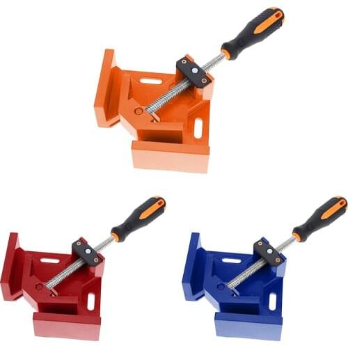 Creative Clamp 90 Degree Single Handle Aluminium Corner Clamp Carpenter Woodworking Frame Clip Alloy Hardware Tool