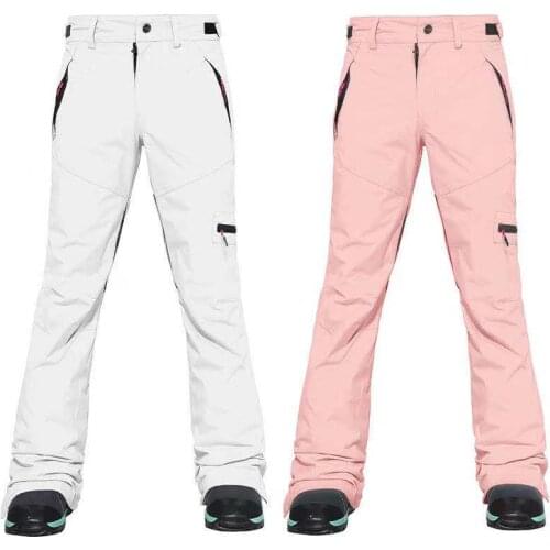 Ski Pants For Women Outdoor High Quality Windproof Waterproof Warm Couple Snow Trousers Winter Ski Snowboard Pants Brand