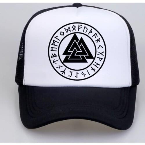 Pagan amulet Men cap Scandinavian Viking jewelry Odin 's Symbol of Norse Viking Warrior Slavic Norway Valknut Baseball Caps