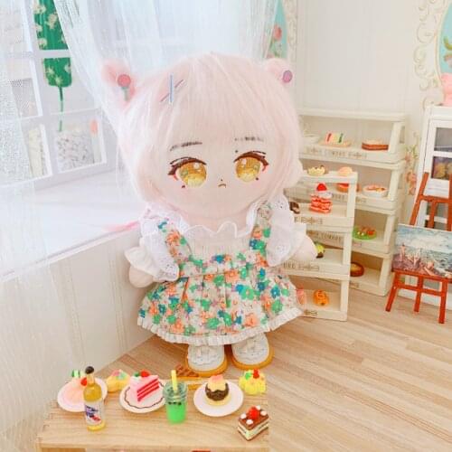 [MYKPOP]KPOP Dolls Clothes & Accessoires - Flower dress Set 2pcs for 20cm Dolls(without doll) Fans Collection SC21050611