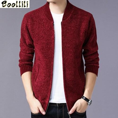 2020 New Spring Autumn Cotton Cardigan Sweater Men Long Sleeve Plus Asian Size M-XXXL