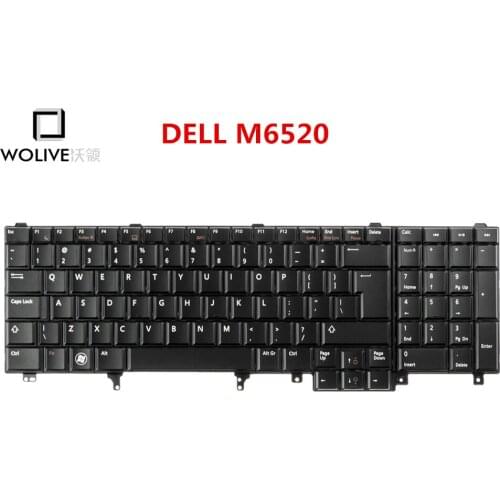Genuine 90% New US Keyboard For Dell Latitude E5520 E6520 Laptop / Notebook QWERTY US English Replacement