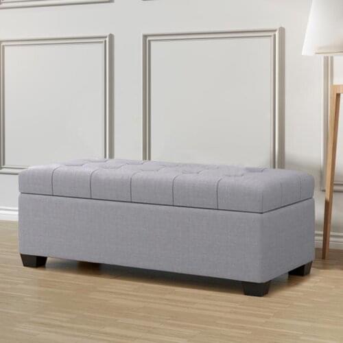 Clothing store rectangular sofa shoe changing stool bed end multifunctional storage storage stool dressing room fitting room sto