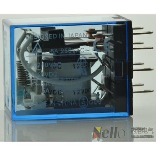 [SA] relay MY2NJ MY2N-J DC12V DC24V AC24V AC110V AC220V 8 feet 2CO 5A genuine original--10pcs/lot